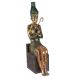 Estátua Egípcia Faraó Osiris - 40x12x09cm